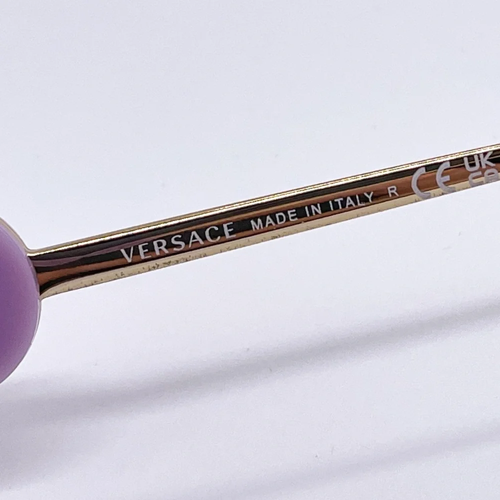 NEW VERSACE VE2250 14871A AVIATOR SUNGLASSES VERSACE MOD 2250 PURPLE_11